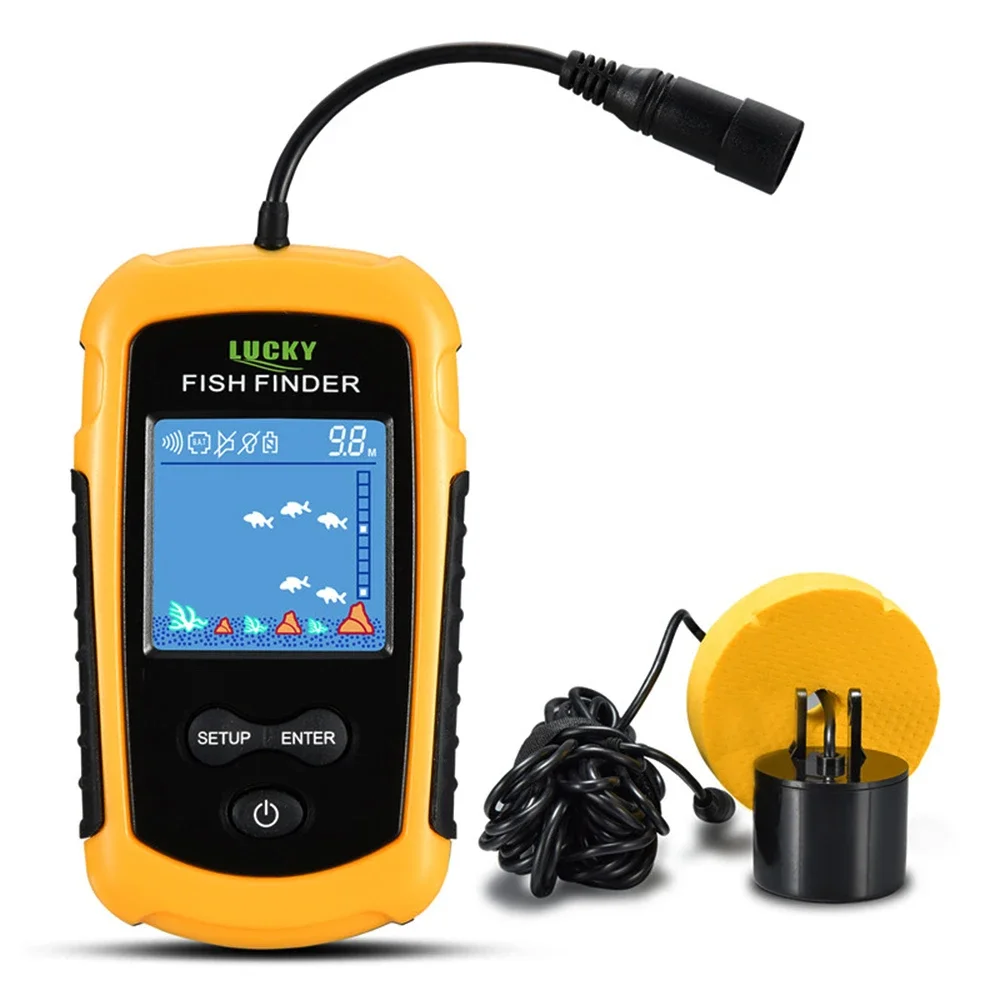 Fish Finder Transducer - Lucky LCD écran couleur Portable filaire