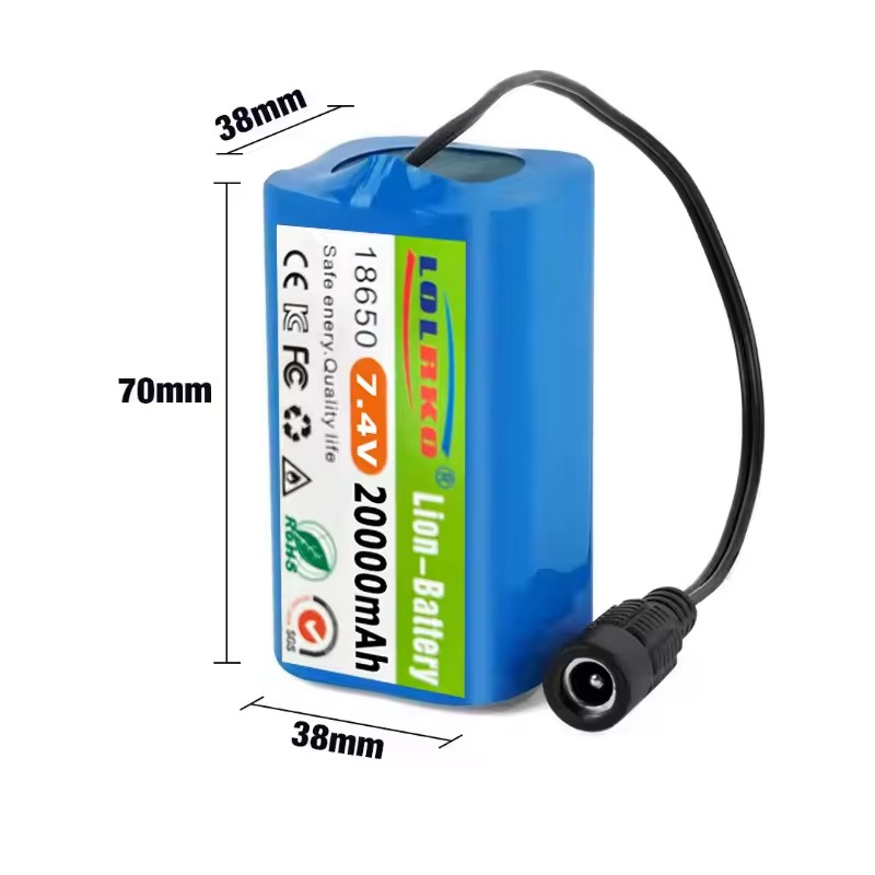 Batterie 7.4V 20000mAh avec ch - Fish Finder Charger avis et prix
