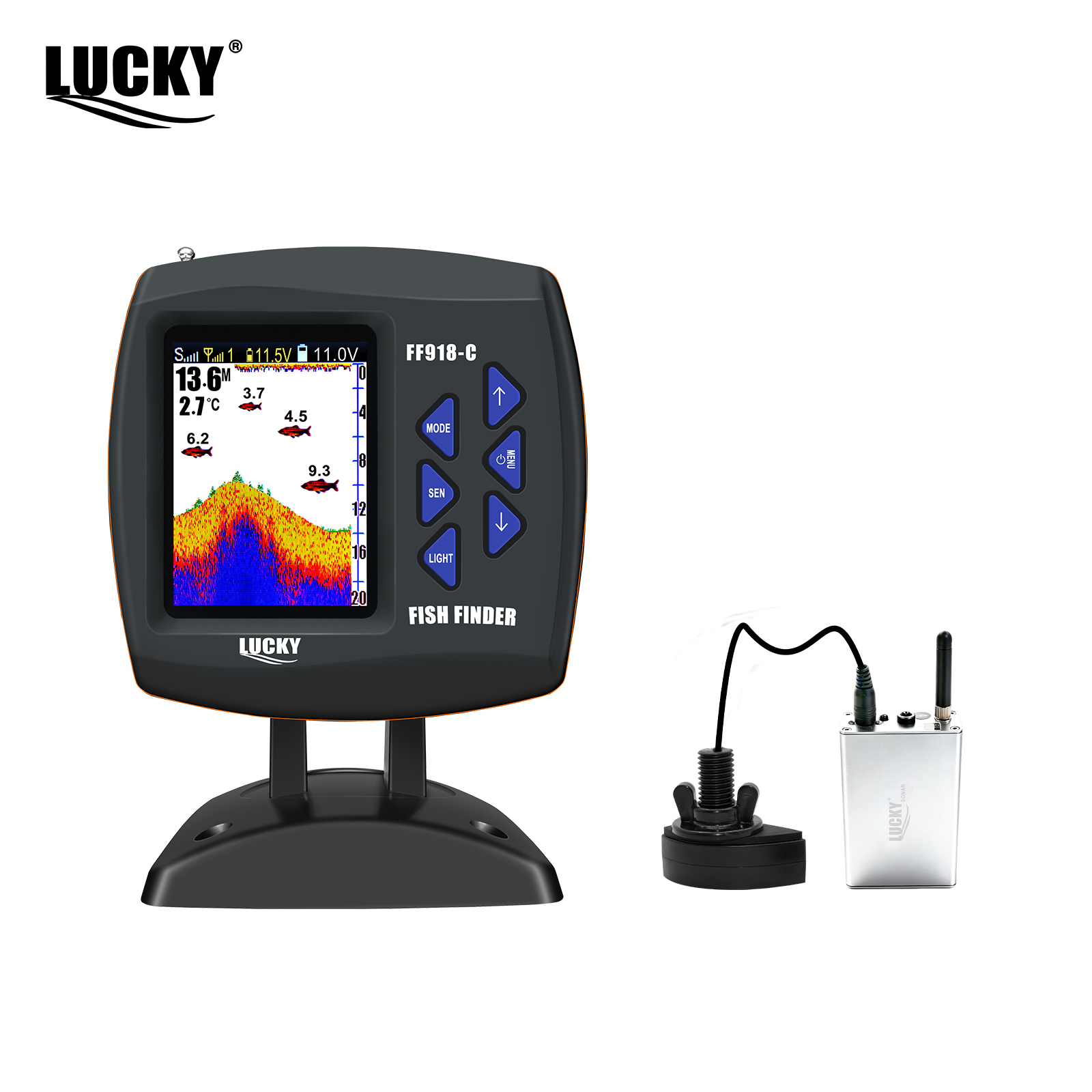 Bateau télécommandé sans fil L - Fish Finder Transducer avis et prix