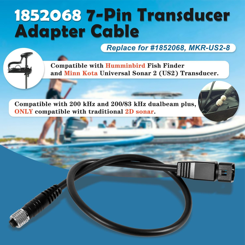 1852068 MKR-US2-8 Câble adapta - Fish Finder Transducer avis et prix