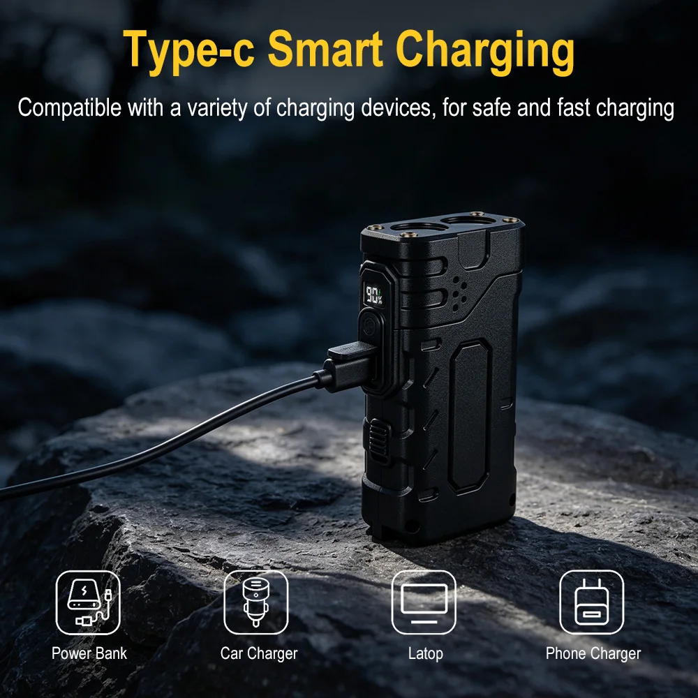 BORUIiT Lampe de poche LED EDC - Fishing Light avis et prix
